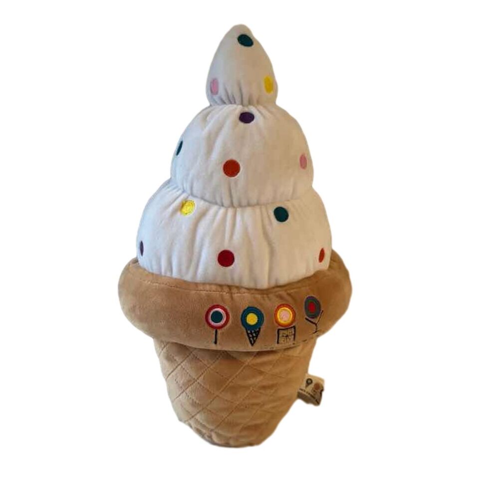 Dylan's Candy Bar Ice Cream Cone Plush Stuffed Toy 18โ